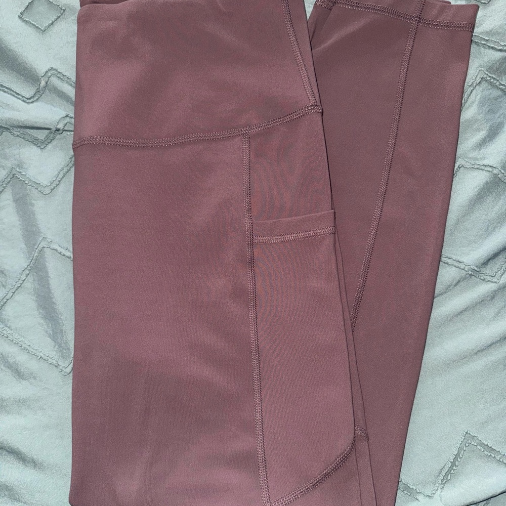 Yogalicious Mauve Leggings with Pockets